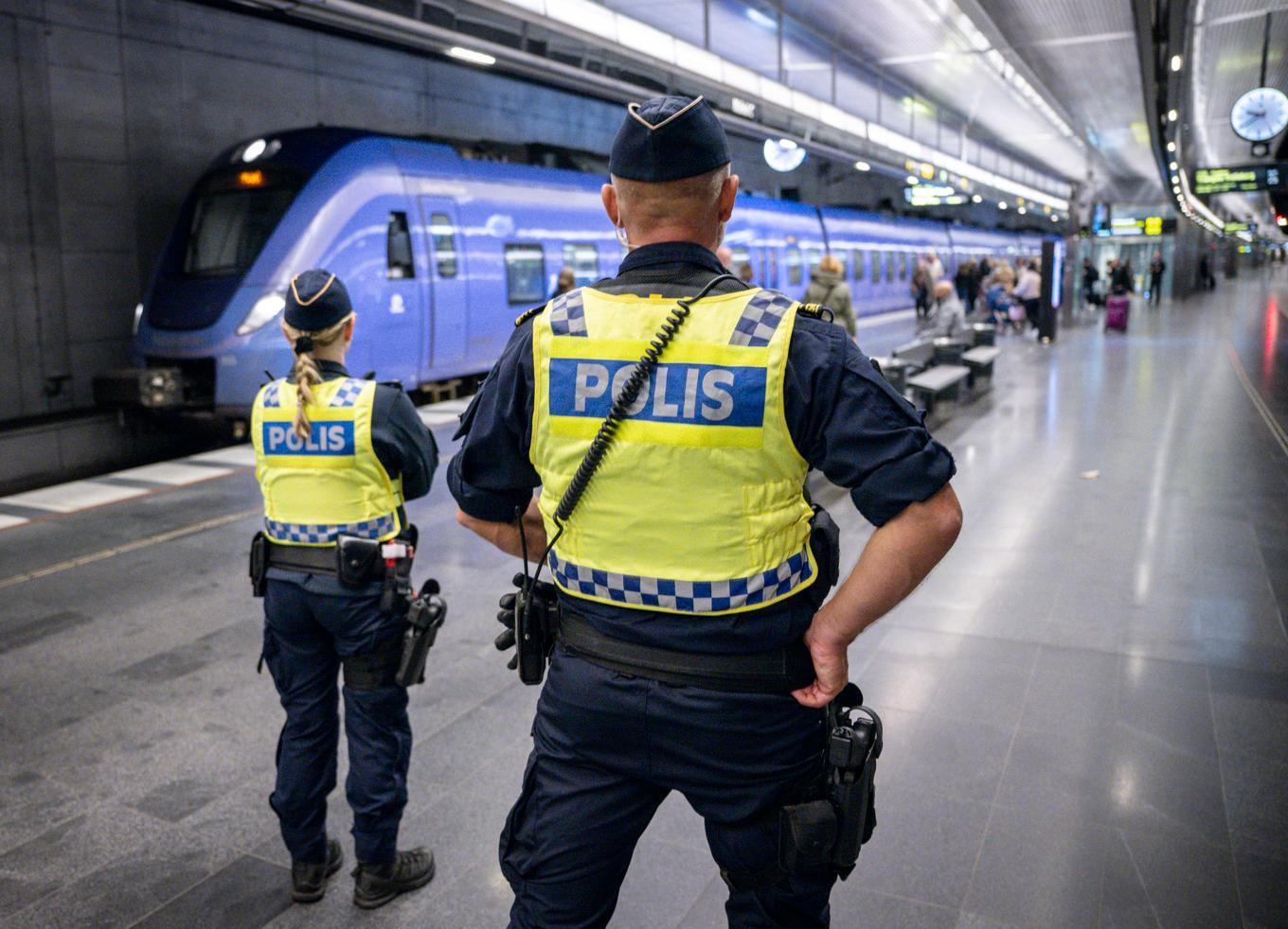 Två tonårspojkar på morduppdrag greps på Malmö centralstation i september förra året. Arkivbild. Foto: Johan Nilsson/TT