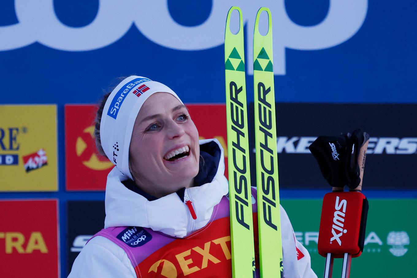 Therese Johaug vinner Tour de Ski Foto: Alessandro Trovati/AP/TT