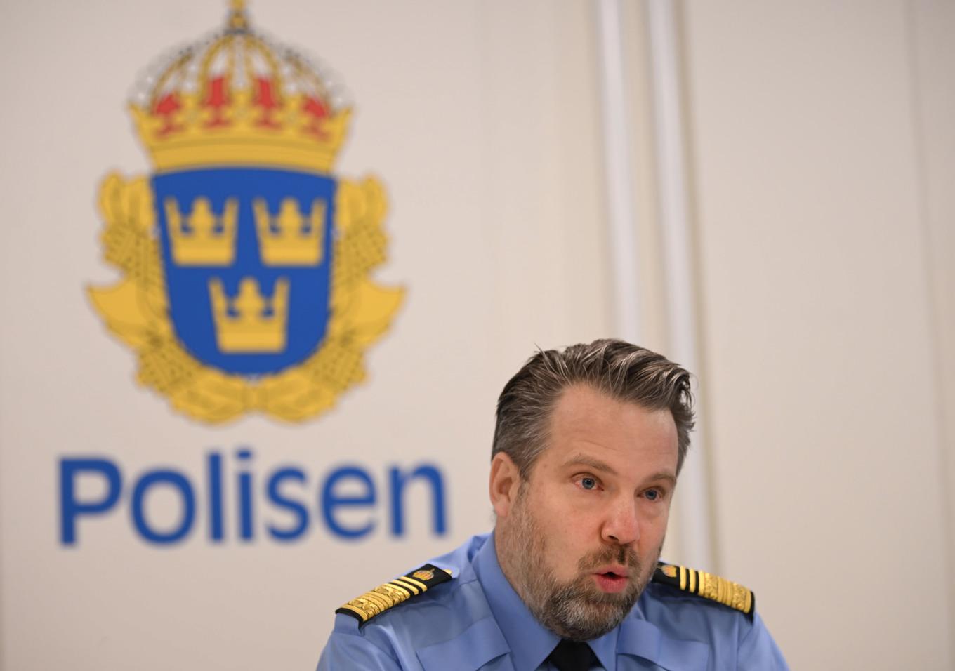 Johan Olsson, chef för polisens nationella operativa avdelning (Noa). Arkivbild. Foto: Fredrik Sandberg/TT