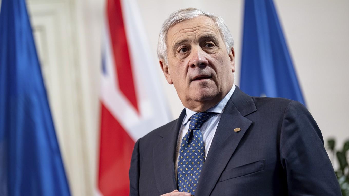 Italiens utrikesminister Antonio Tajani. Arkivbild. Foto: Fabian Sommer/AP/TT