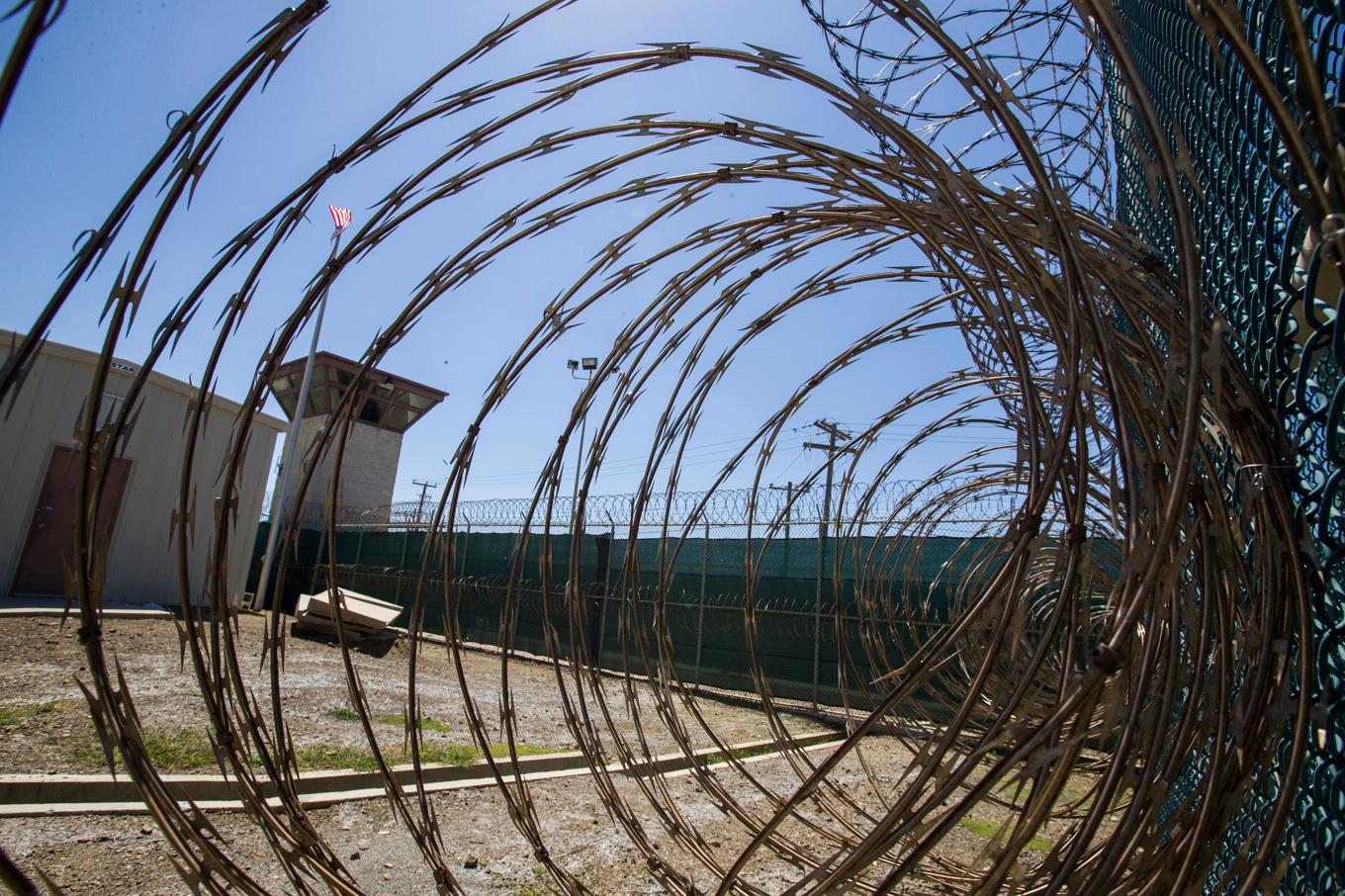 Militärfängelset Guantánamo Bay på Kuba. Arkivbild. Foto: Alex Brandon/AP/TT