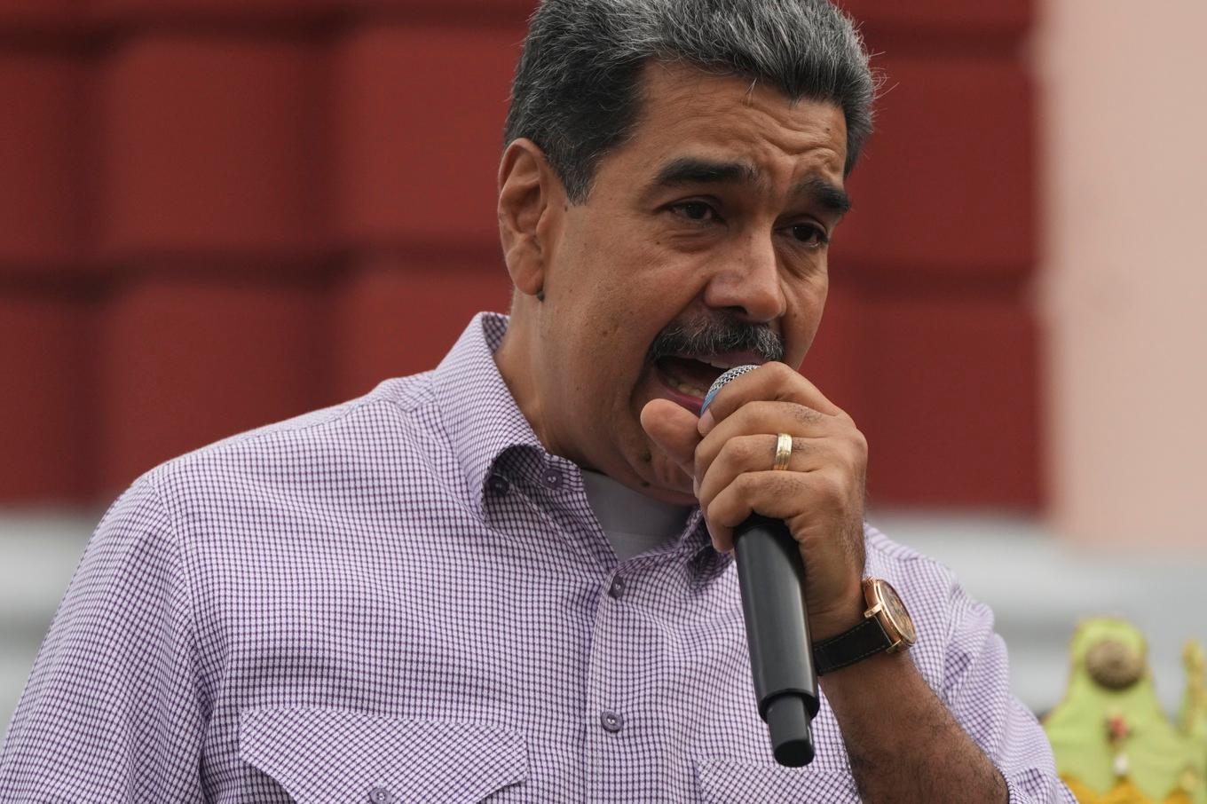 Venezuelas president Nicolás Maduro, under ett evenemang tidigare i veckan. Foto: Ariana Cubillos/AP/TT