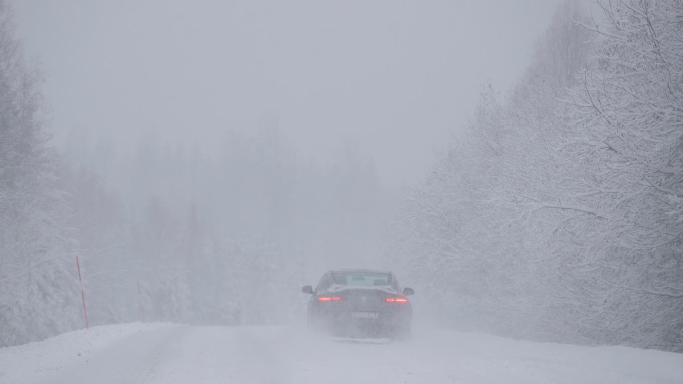 Det komma ett kraftigt snöfall över Gotland i kombination med hårda vindar. Arkivbild. Foto: Mats Andersson/TT