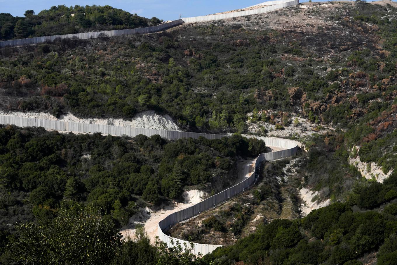 Arkivbild på gränsen mellan Israel och Libanon, ungefär två mil från fredagens anfall. Foto: Matias Delacroix/AP/TT