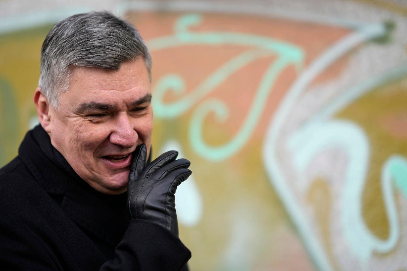 Kroatiens president Zoran Milanović ser ut att få en andra mandatperiod. Foto: Darko Bandic/AP/TT