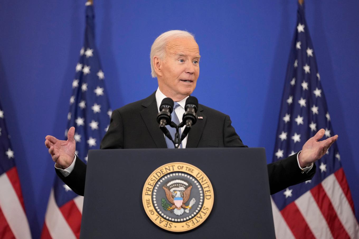 USA:s president Joe Biden. Foto: Susan Walsh/AP/TT