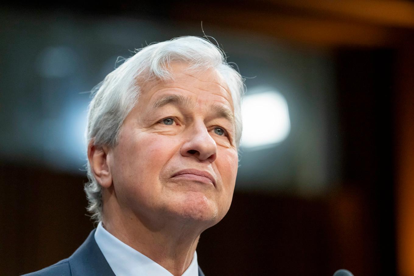 Kvartalssiffror från storbanken JP Morgan Chase & Co, med vd och ordförande Jamie Dimon. Arkivbild. Foto: Alex Brandon AP/TT