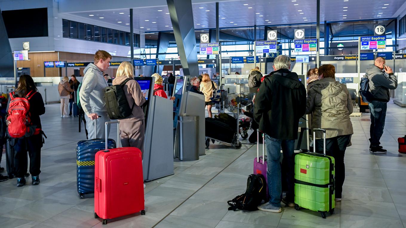 En svensk medborgare har gripits på Flesland flygplats i Bergen. Arkivbild. Foto: Marit Hommedal/NTB/TT