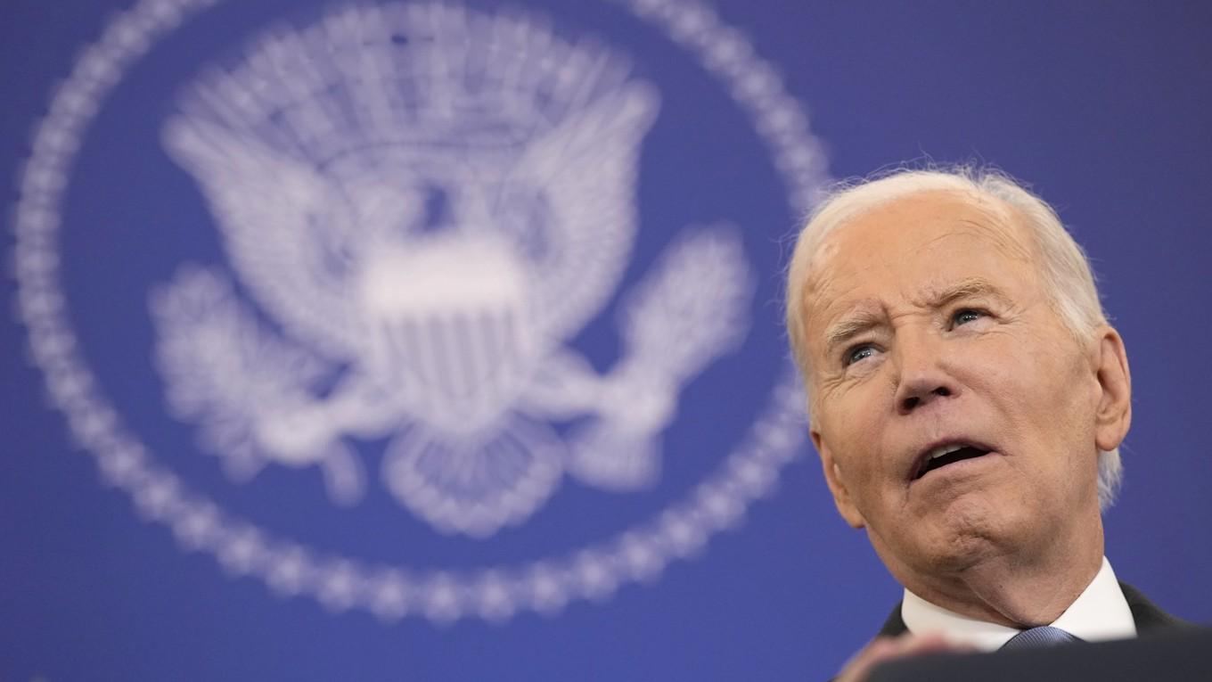 USA:s avgående president Joe Biden när han summerade sin utrikespolitik den 13 januari. Foto: Susan Walsh/AP/TT