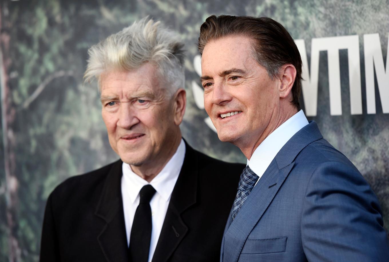 Kyle MacLachlan, till höger, var nära vän med David Lynch. Arkivbild. Foto: Chris Pizzello/AP/TT