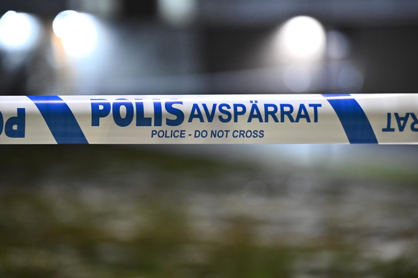 Polisen har gjort vissa avspärrningar på platsen. Arkivbild. Foto: Claudio Bresciani/TT