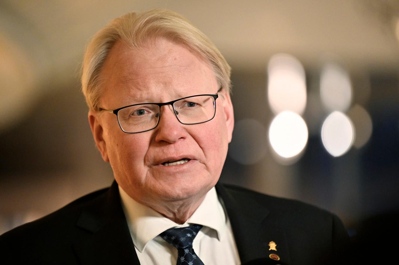 Socialdemokraternas Peter Hultqvist kräver Landerholms avgång. Arkivbild. Foto: Henrik Montgomery/TT