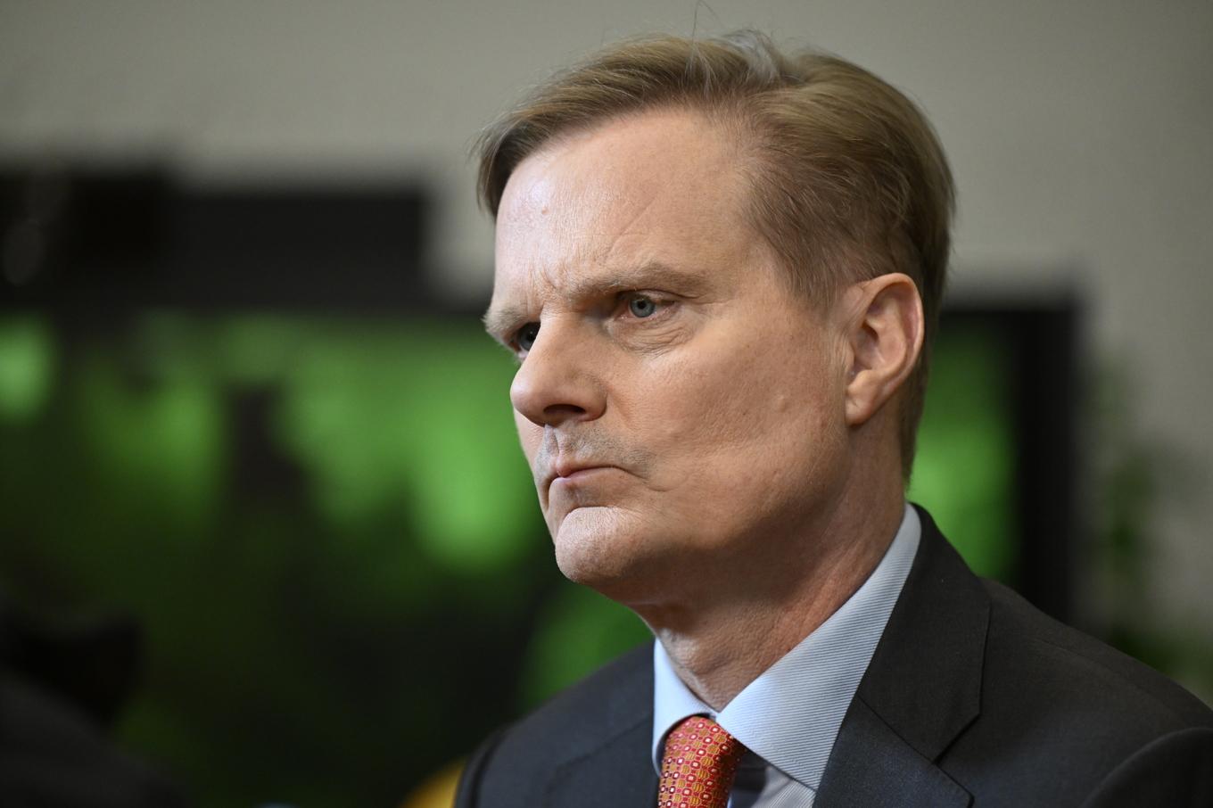 Bokslut från storbanken Swedbank, med vd Jens Henriksson. Arkivbild. Foto: Jessica Gow/TT