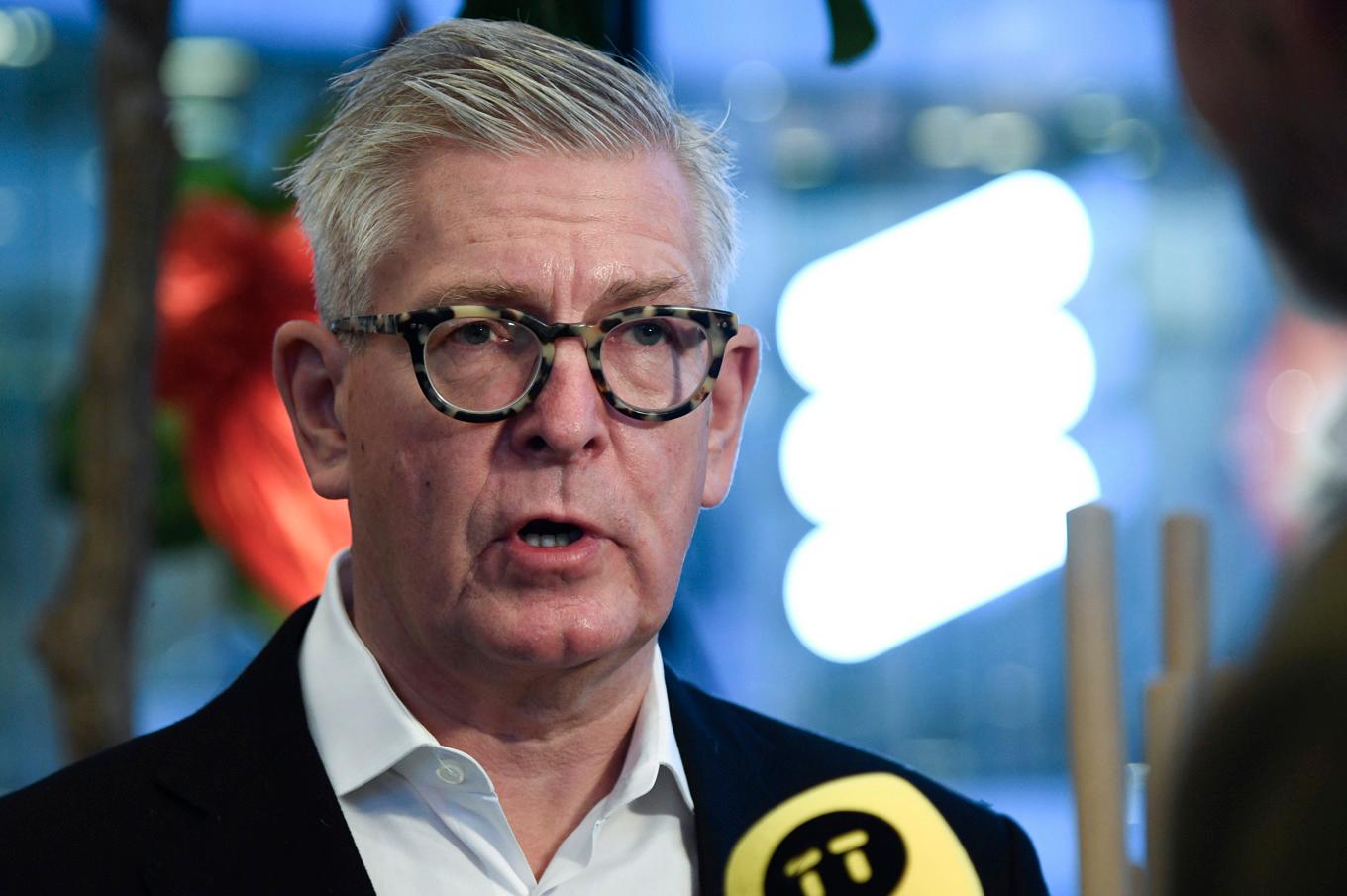 Bokslut från Ericsson, med vd Börje Ekholm. Arkivbild. Foto: Lars Schröder/TT