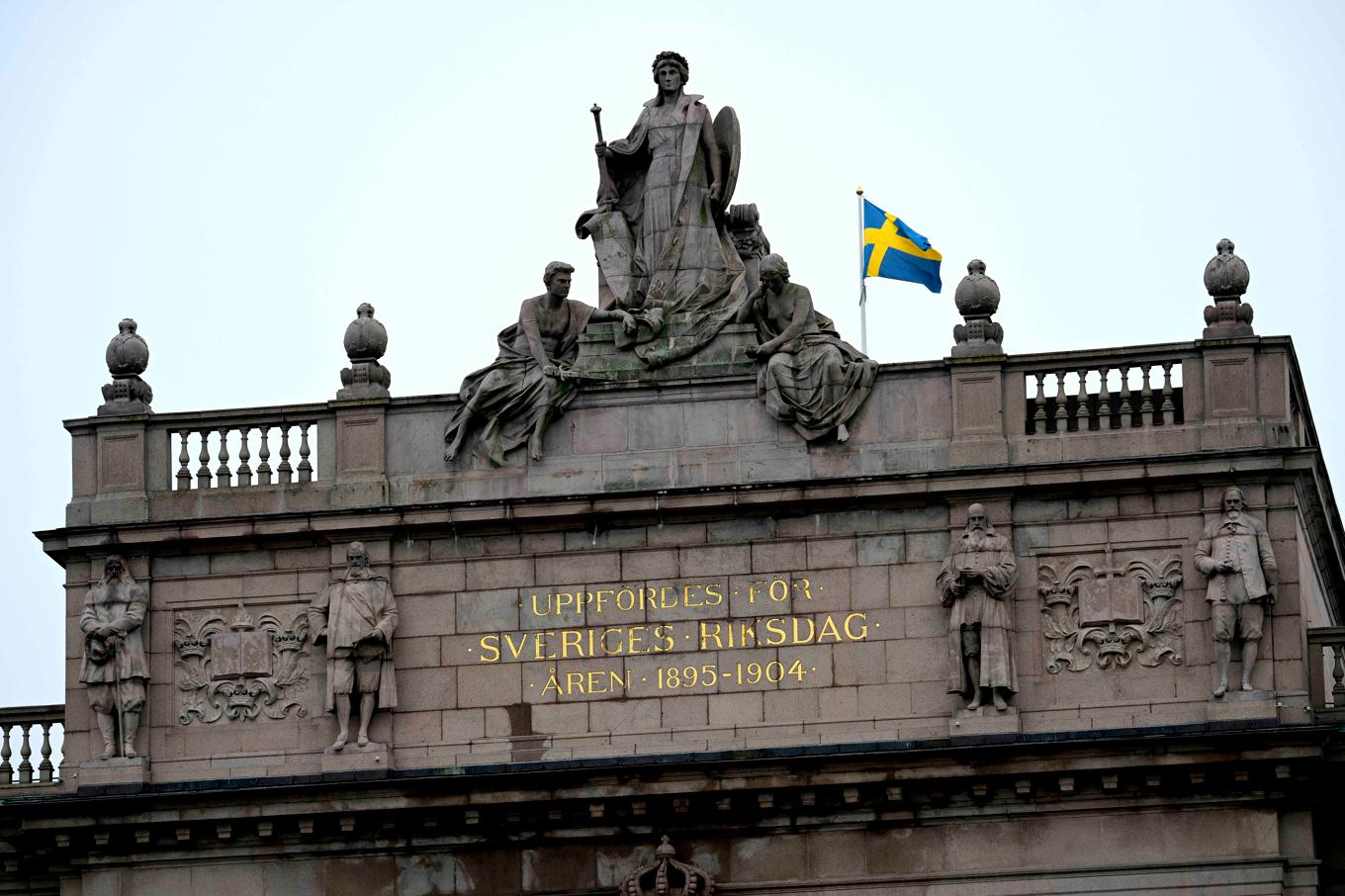 Svenska riksdagshuset. Arkivbild. Foto: Janerik Henriksson/TT