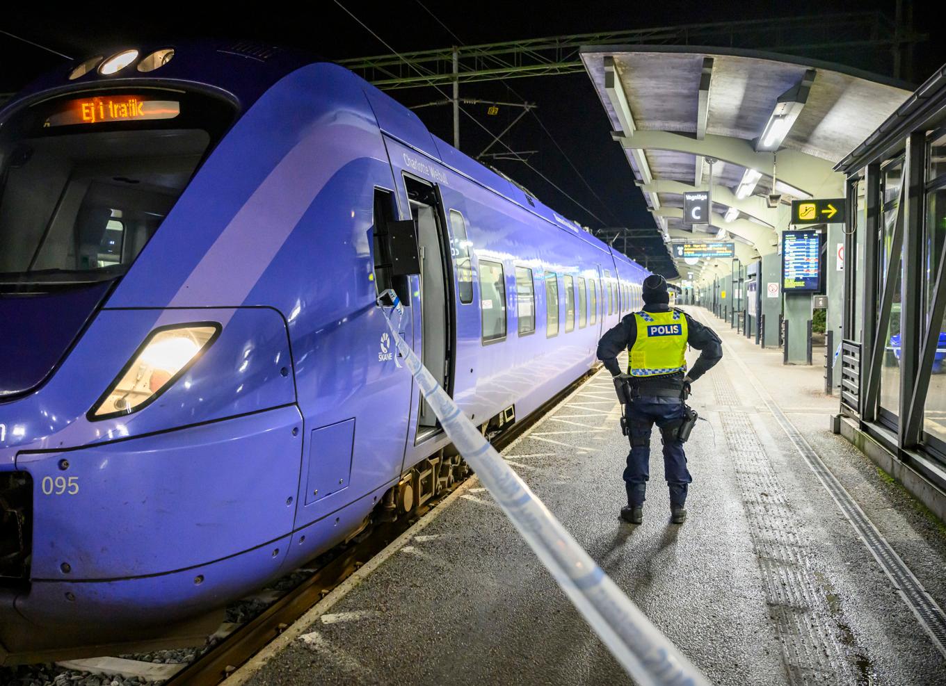 En man i 30-årsåldern sköts ihjäl vid järnvägsstationen i Lund i tisdags. Arkivbild. Foto: Johan Nilsson/TT