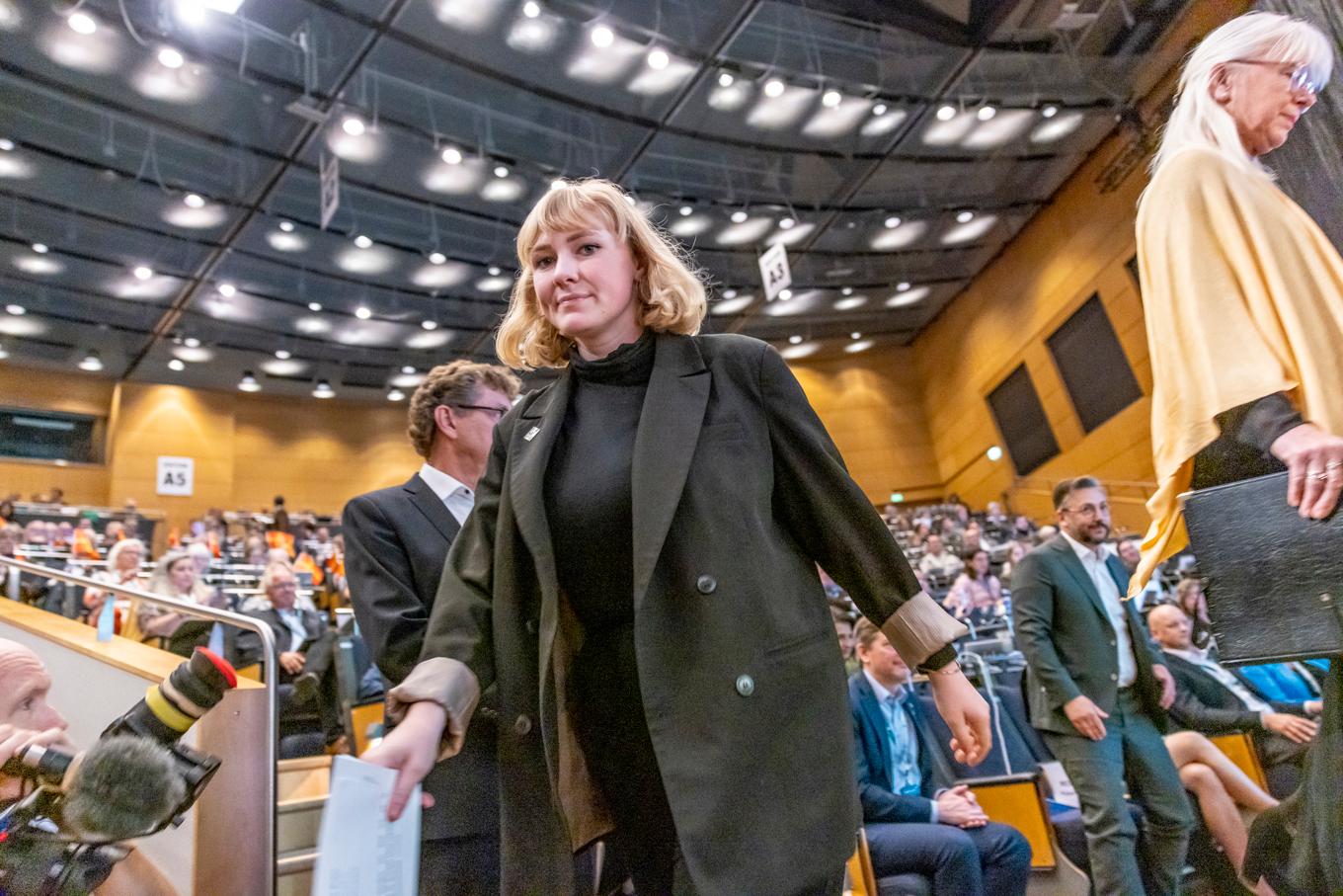 Caroline von Seth slutar som ordförande i Centerpartiets ungdomsförbund (Cuf). Arkivbild. Foto: Kicki Nilsson/TT