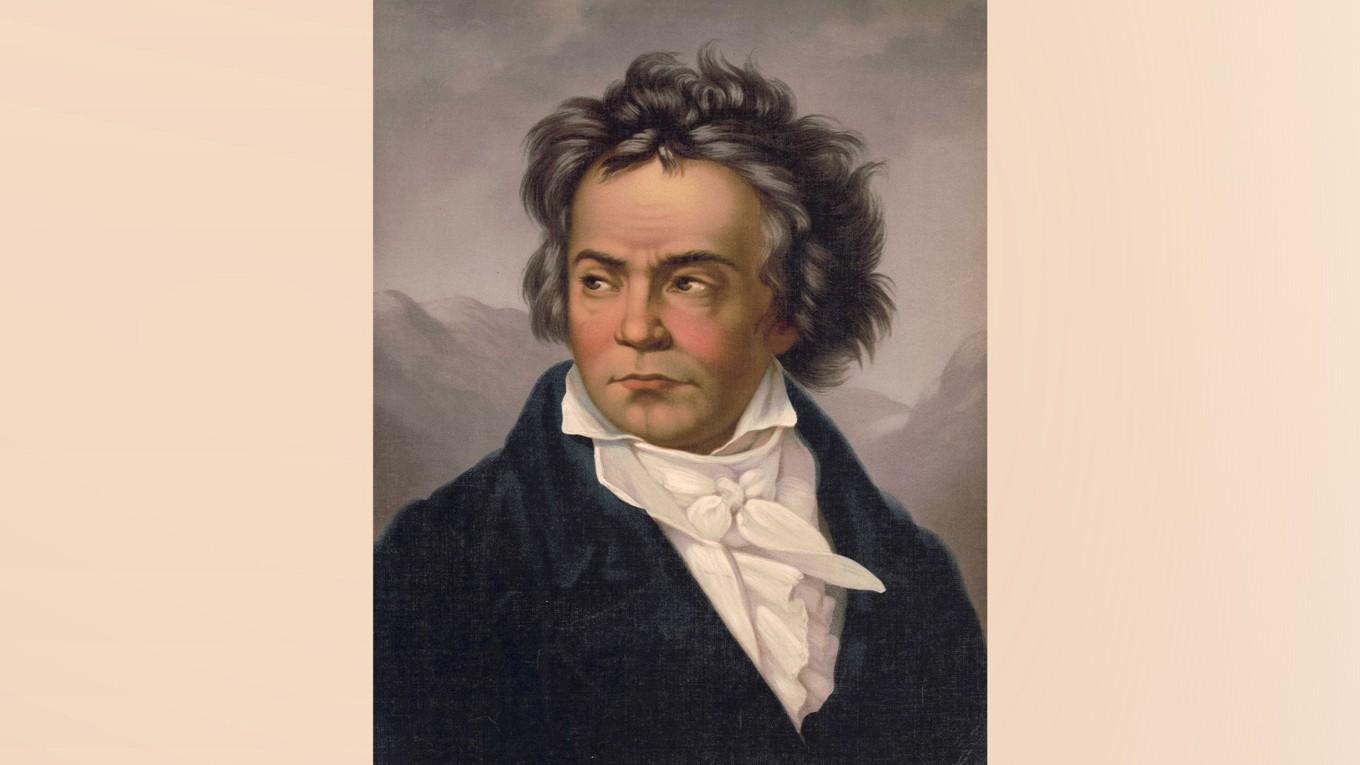 Ludwig van Beethoven, porträtterad av Ferdinand Schimon 1819. Foto: Public Domain