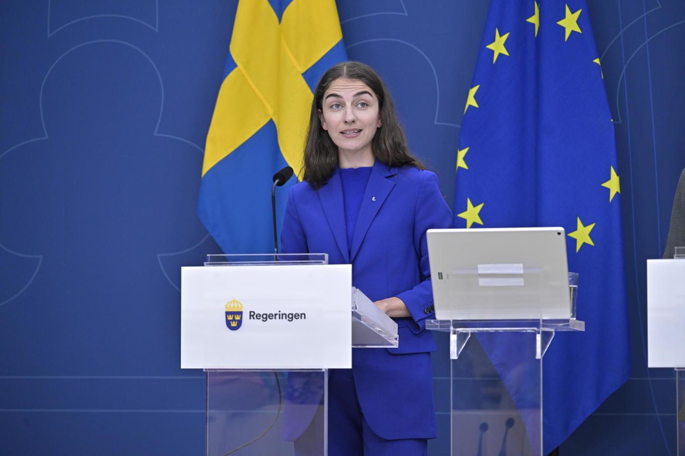 Klimat- och miljöminister Romina Pourmokhtari (L). Foto: Roger Sahlström