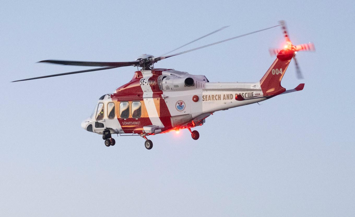 Sjöfartsverket använder ofta helikopter i samband med sjöräddningsinsatser. Foto: Johan Nilsson/TT