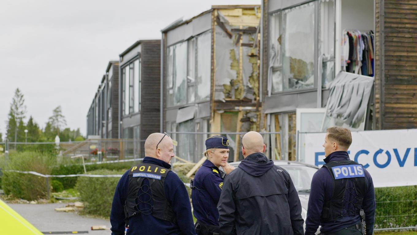 2023 dödades en 24-årig kvinna när en bomb detonerade i ett villaområde norr om Uppsala. En 23-årig man dömdes till livstids fängelse för mordet. Foto: Marcus Strand