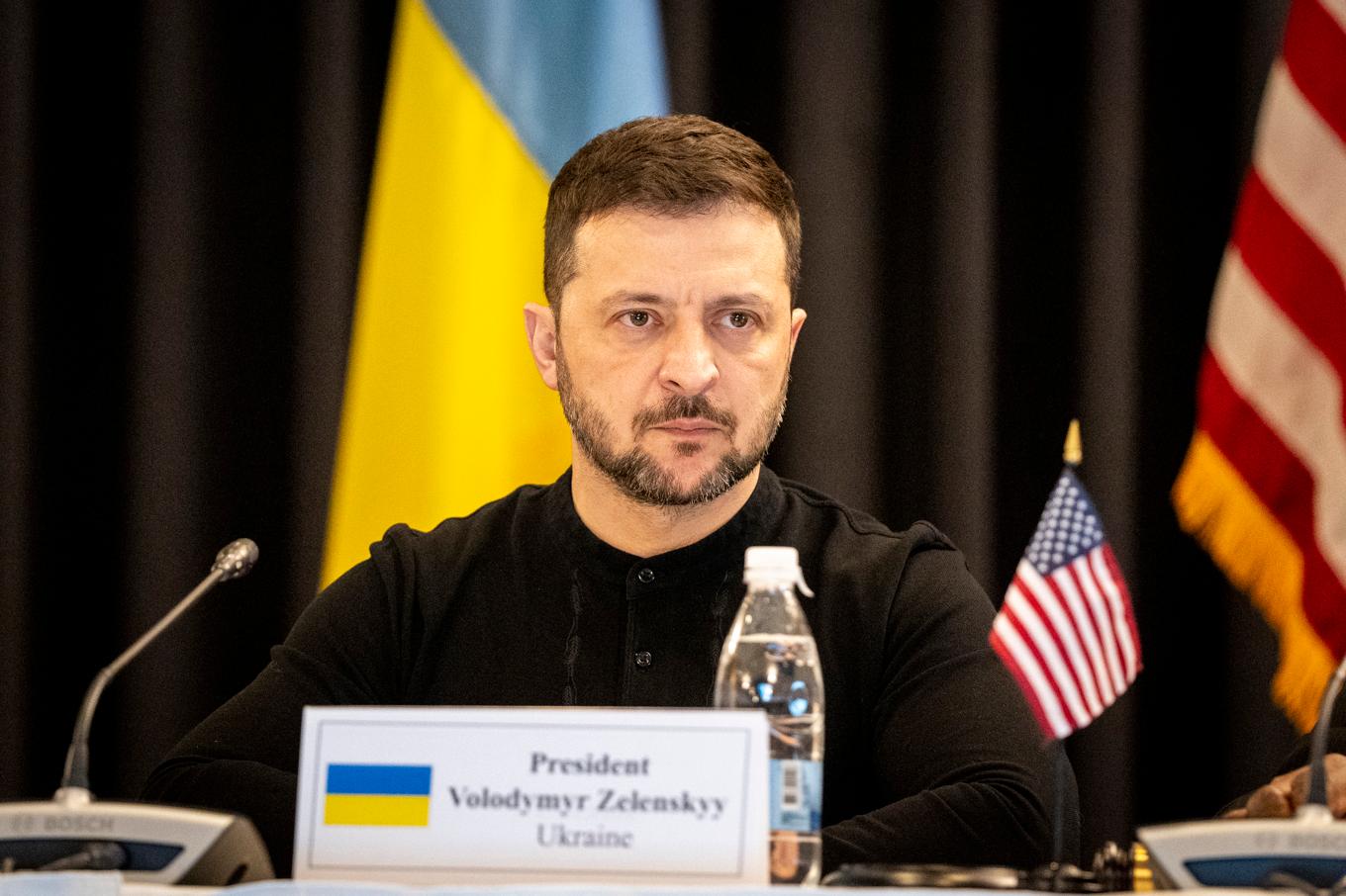 Volodymyr Zelenskyj. Arkivbild. Foto: Ida Marie Odgaard/AP/TT