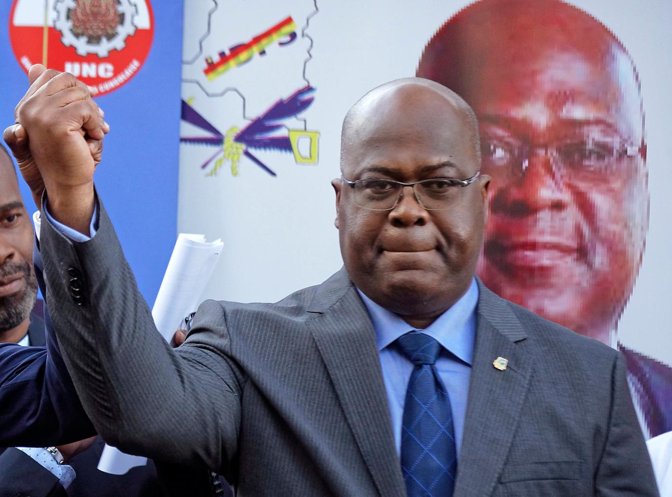 Kongo-Kinshasas president Félix Tshisekedi. Arkivbild. Foto: Ben Curtis/AP/TT