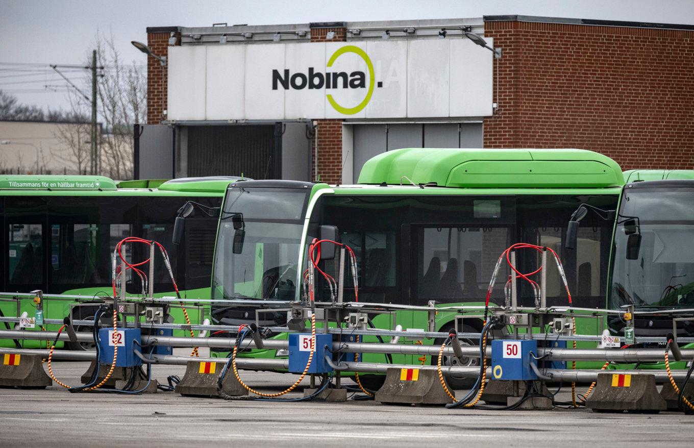 Det rådde störningar i busstrafiken i hela Norden efter ett it-haveri på kollektivtrafikföretaget Nobina. Foto: Johan Nilsson / TT