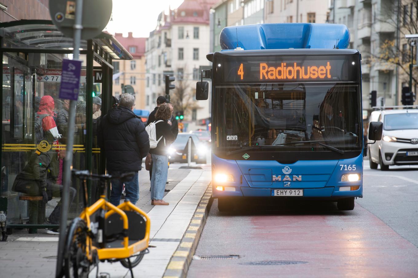 Det är störningar i busstrafiken i hela landet efter ett it-haveri. Arkivbild. Foto: Fredrik Sandberg/TT