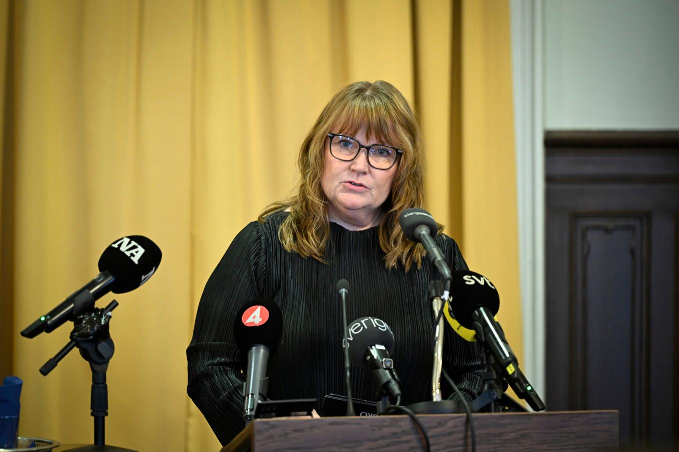 Annika Roman, områdeschef för vård och omsorg vid socialförvaltningen i Örebro kommun. Foto: Fredrik Sandberg/TT