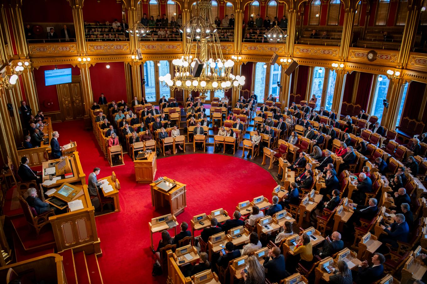 Norska stortinget vill inte att Deepseek används på interna nätverk. Foto: Rodrigo Freitas/AP/TT