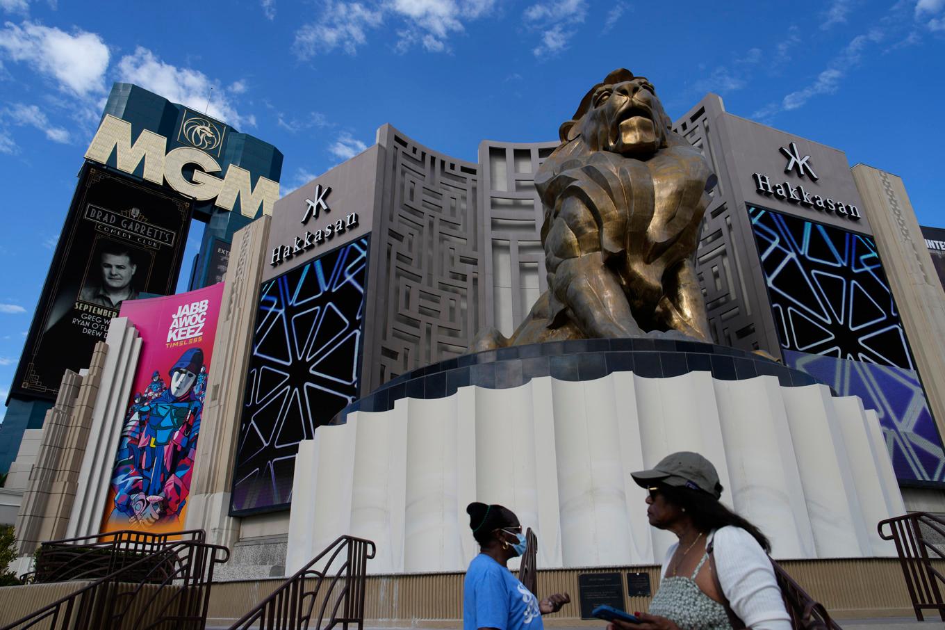 MGM:s kasino i Las Vegas. Arkivbild. Foto: John Locher/AP/TT