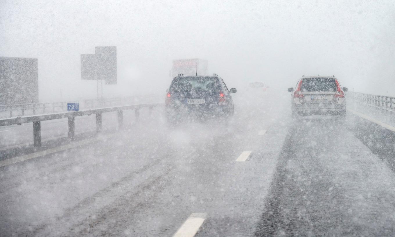 Snöhalka har orsakat flera olyckor i Uppsala län. Arkivbild. Foto: Johan Nilsson/TT