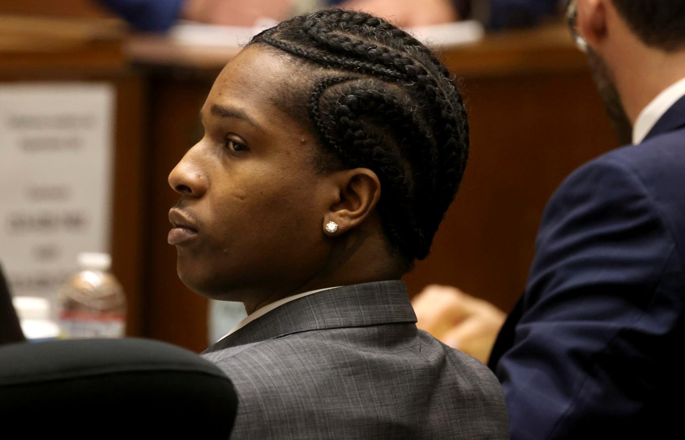 Asap Rocky i rätten. Foto: Genaro Molina/Los Angeles Times via AP/TT