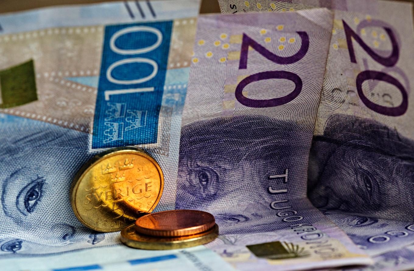 Kronan har stärkts mot dollarn och euron. Arkivbild. Foto: Martina Holmberg / TT