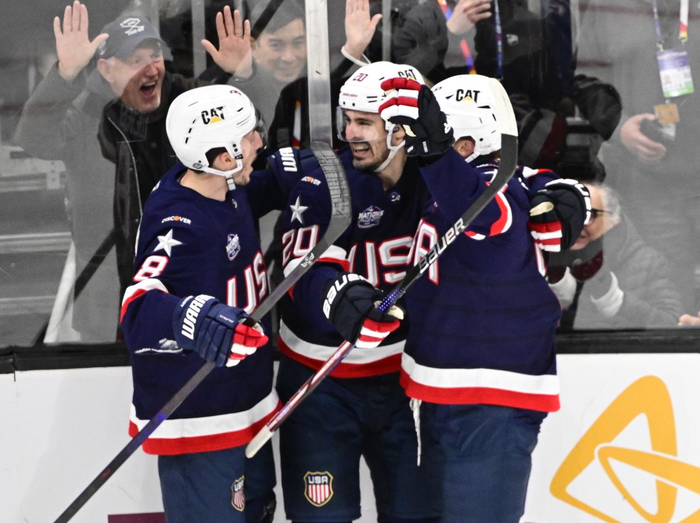 USA möter Kanada i finalen av Four Nations. Arkivbild. Foto: Jonas Ekströmer/TT