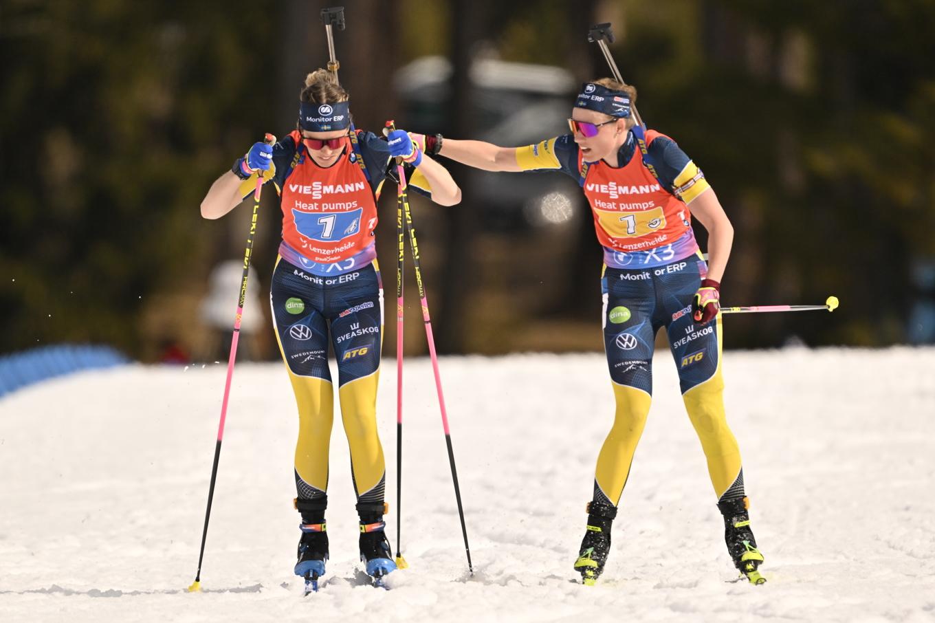 Sverige knep bronset i VM-stafetten. Foto: Henrik Montgomery/TT