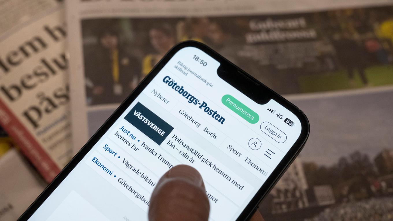 Göteborgs-Posten måste lämna ut uppgifter om läsare till åklagare enligt tingsrättens beslut. Arkivbild. Foto: Fredrik Sandberg/TT