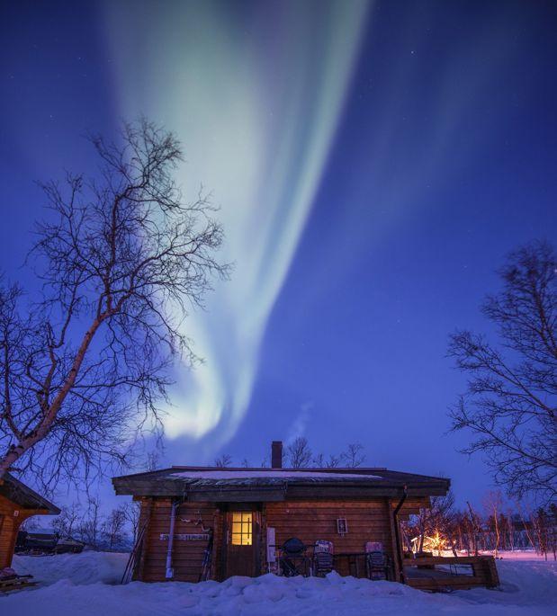 Det vidunderliga norrskenet. Foto: Lund/Imagebank.Sweden.se