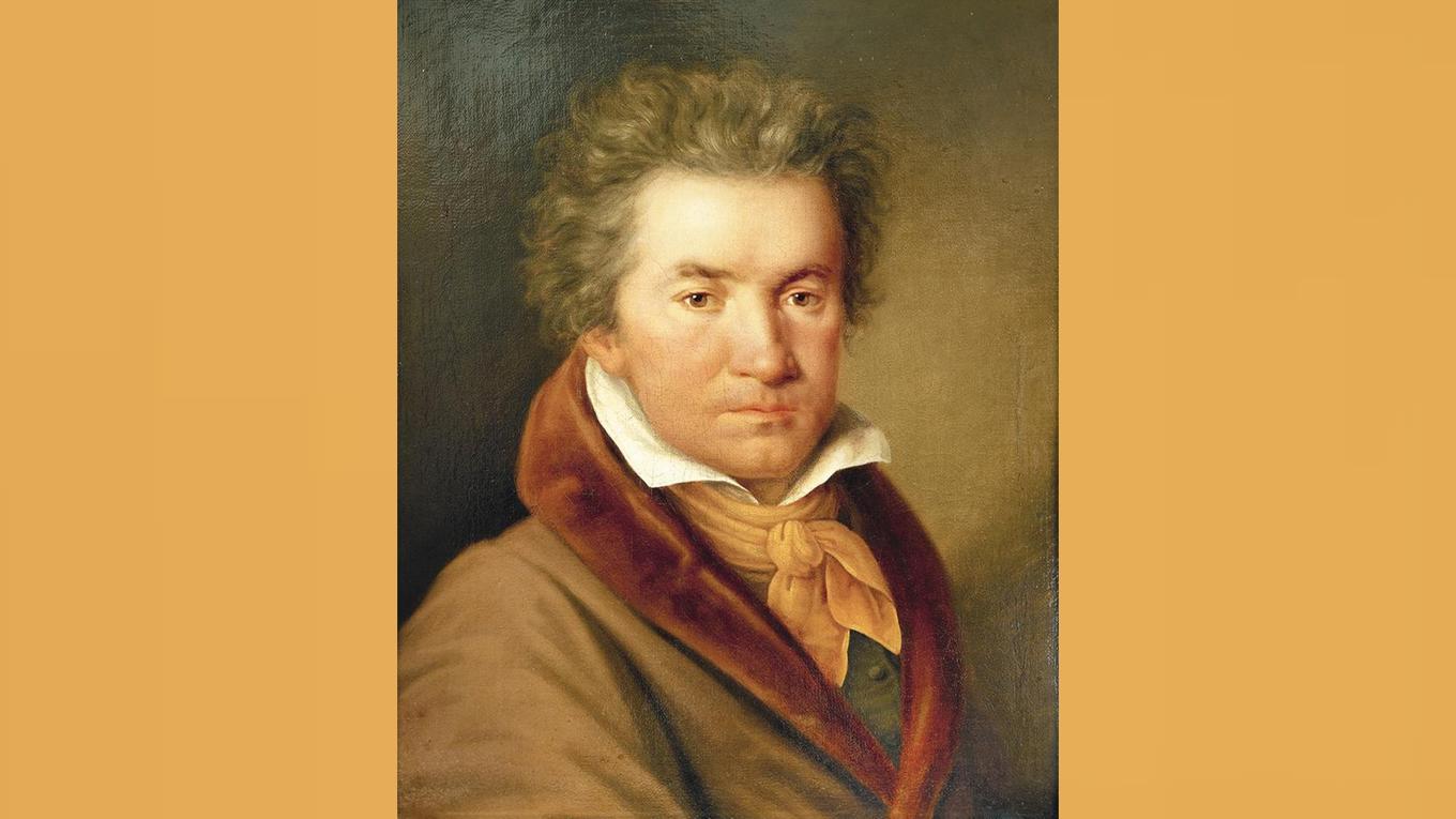 Ludvig van Beethoven porträtterad 1815 av Joseph Willibrord Mähler.   
Foto: Public Domain