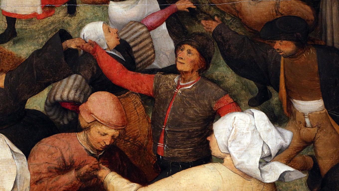 I gemenskap kommer vi till liv. Detalj från en målning av Pieter Bruegel den äldre (ca 1527–1569). Foto: Public Domain