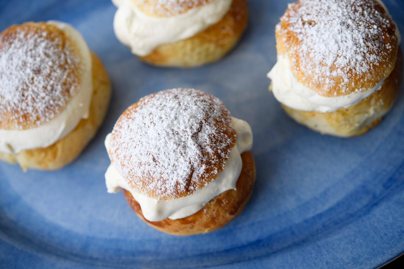 Fyra semlor går på nära 250 kronor i Stockholm. Arkivbild. Foto: Henrik Montgomery/TT