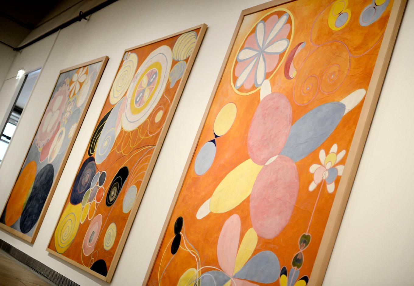 Moderna museet visade utställningen "Hilma af Klint - abstrakt pionjär" 2013. Arkivbild. Foto: Pontus Lundahl/TT