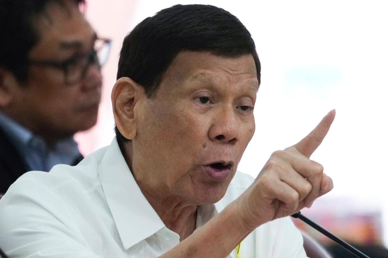 Tidigare presidenten Rodrigo Duterte. Arkivbild. Foto: Aaron Favila/AP/TT