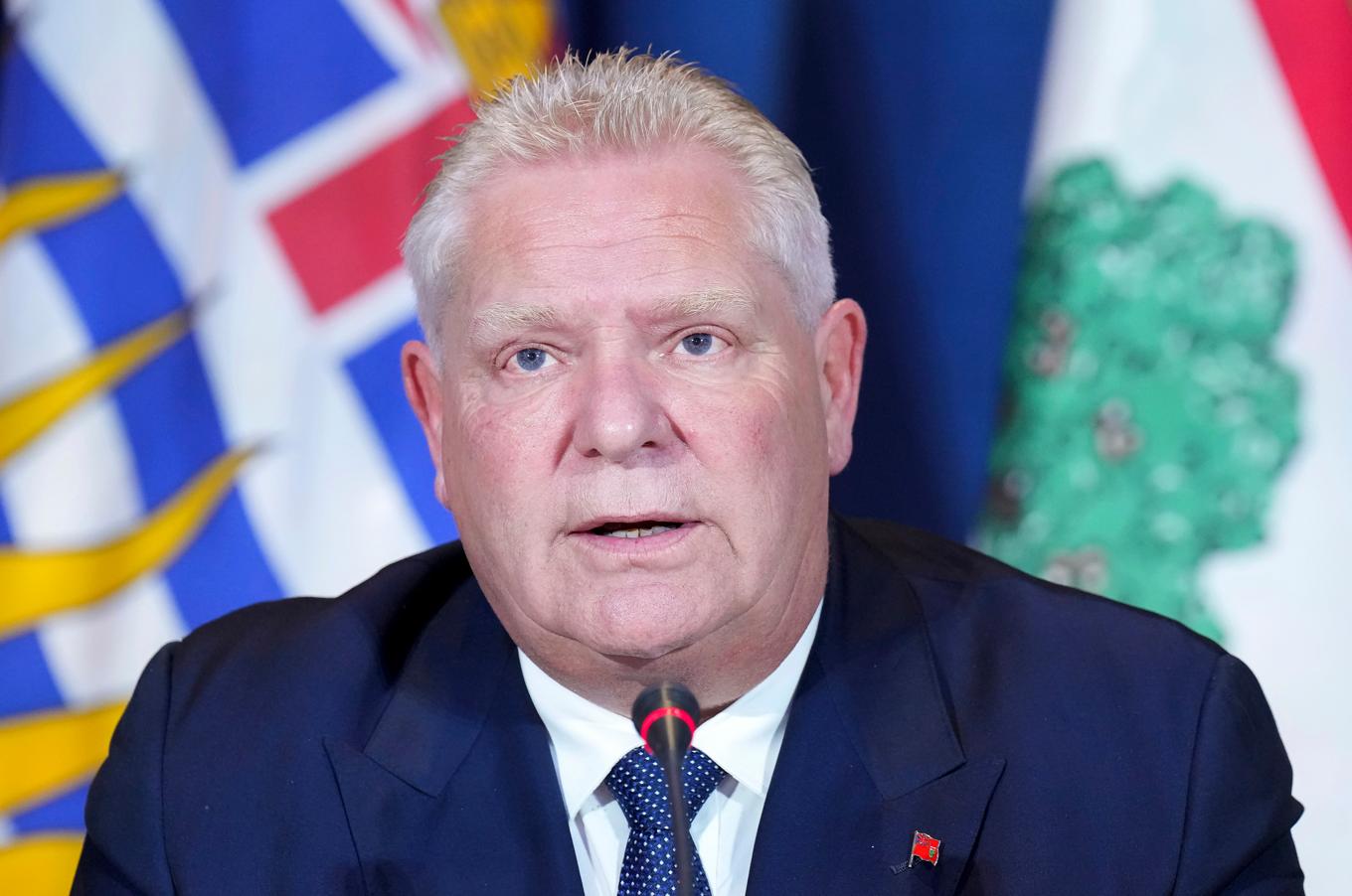 Den kanadensiska provinsen Ontarios premiärminister Doug Ford. Arkivbild Foto: Nathan Denette AP/TT