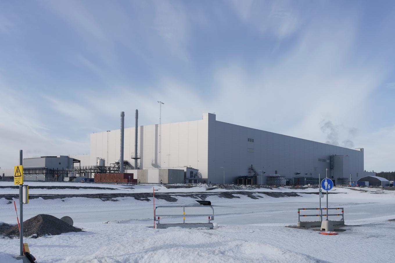 Northvolts batterifabrik i Skellefteå ingår i det konkursbo som nu har tagits över av konkursförvaltaren Mikael Kubu. Arkivbild Foto: Jonas Westling