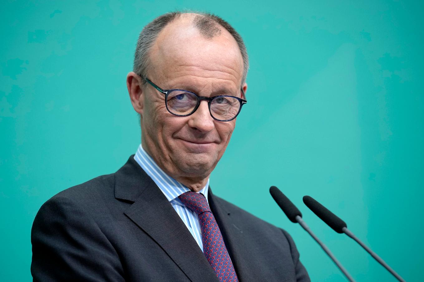 Friedrich Merz, som väntas bli Tysklands nästa förbundskansler. Arkivbild. Foto: Ebrahim Noroozi/AP/TT