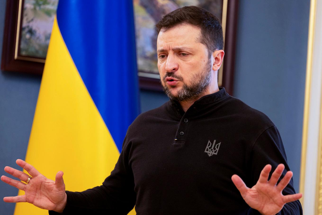 Ukrainas president Volodymyr Zelenskyj. Arkivbild. Foto: Tetiana Dzhafarova/AP/TT