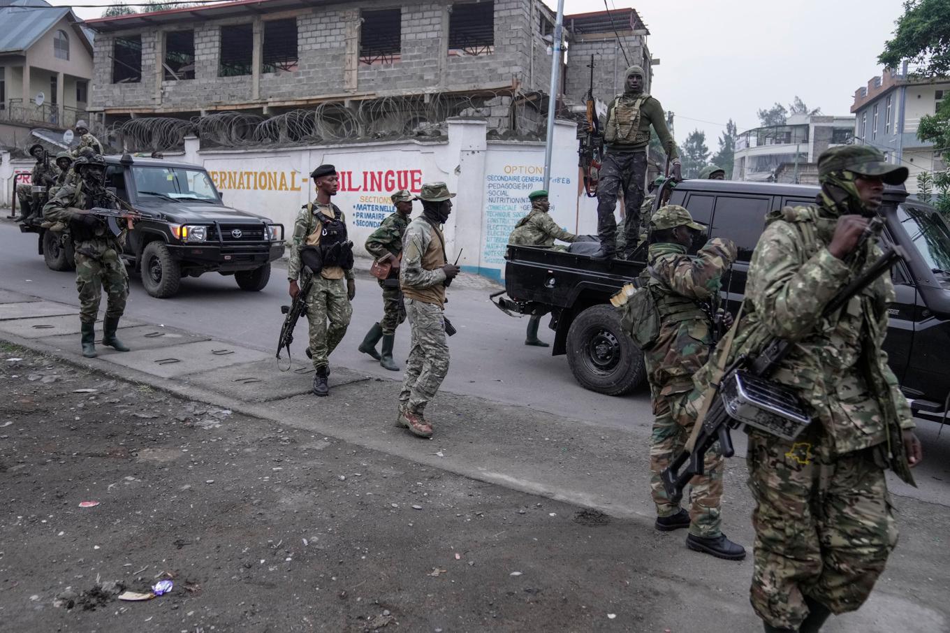 Rebellgruppen M23 kontrollerar stora landområden i östra Kongo-Kinshasa. Arkivbild. Foto: Brian Inganga/AP/TT