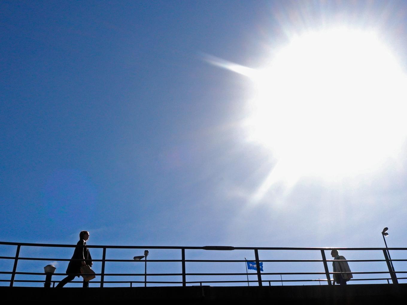 Sol och vårvärme väntas till helgen. Arkivbild. Foto: Hasse Holmberg/TT